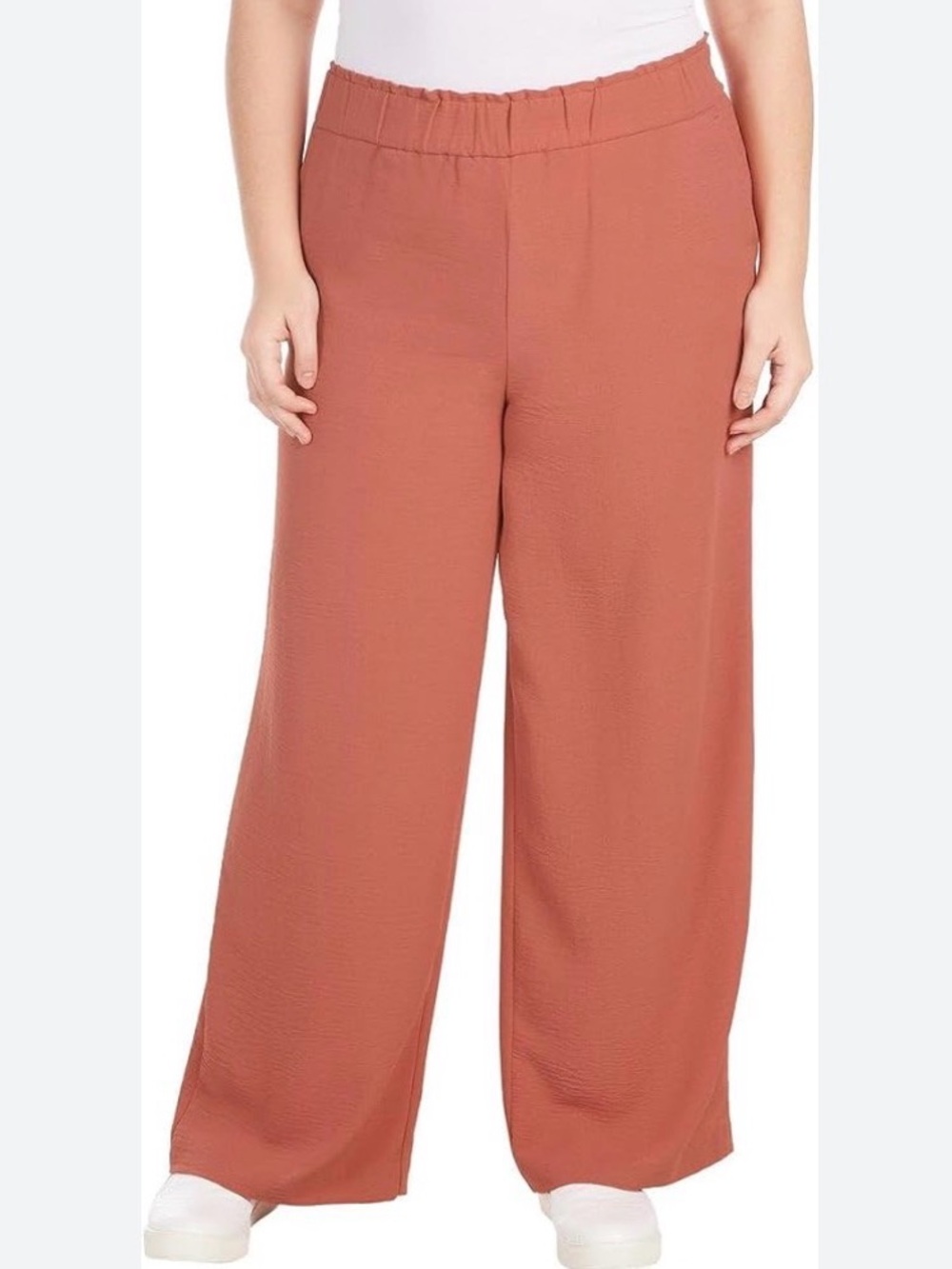 Hilary Radley Wide-Leg Pullover Flowy Pants- Casual Office Summer Spring